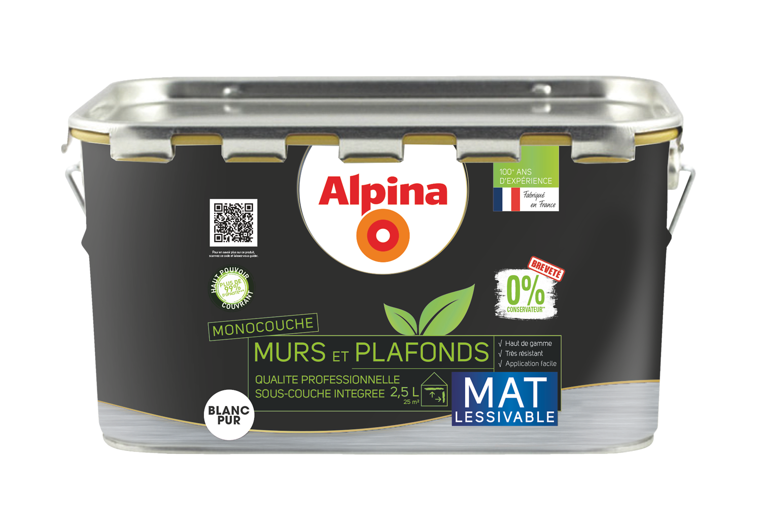 Alpina premium murs & plafonds 0% conservateur mat - Alpina Farben